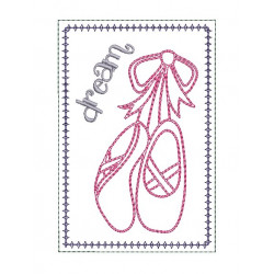 ITH Postkarte - Ballerina